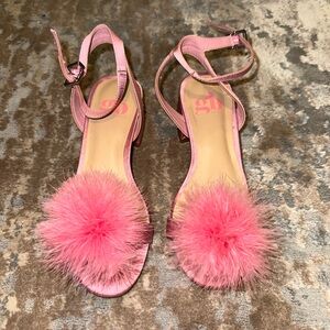 Pink Gianni bini girls heel. GUC Size 1 More light pink than picture